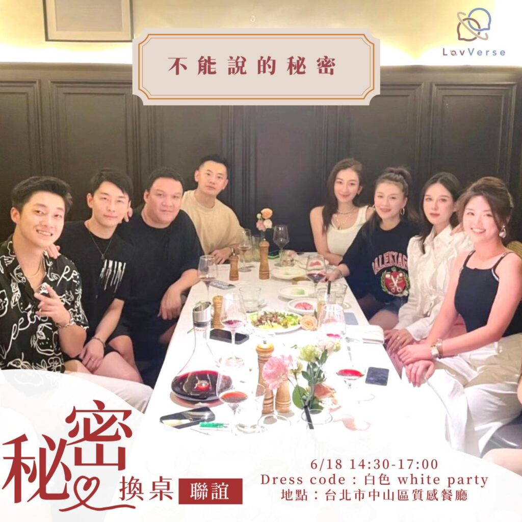 換桌聯誼；交友；戀愛元宇宙